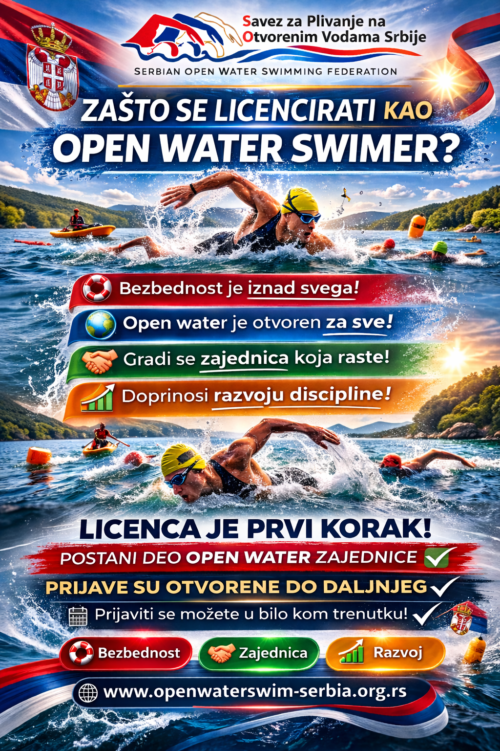 Licenciranje Open Water sezona 2026